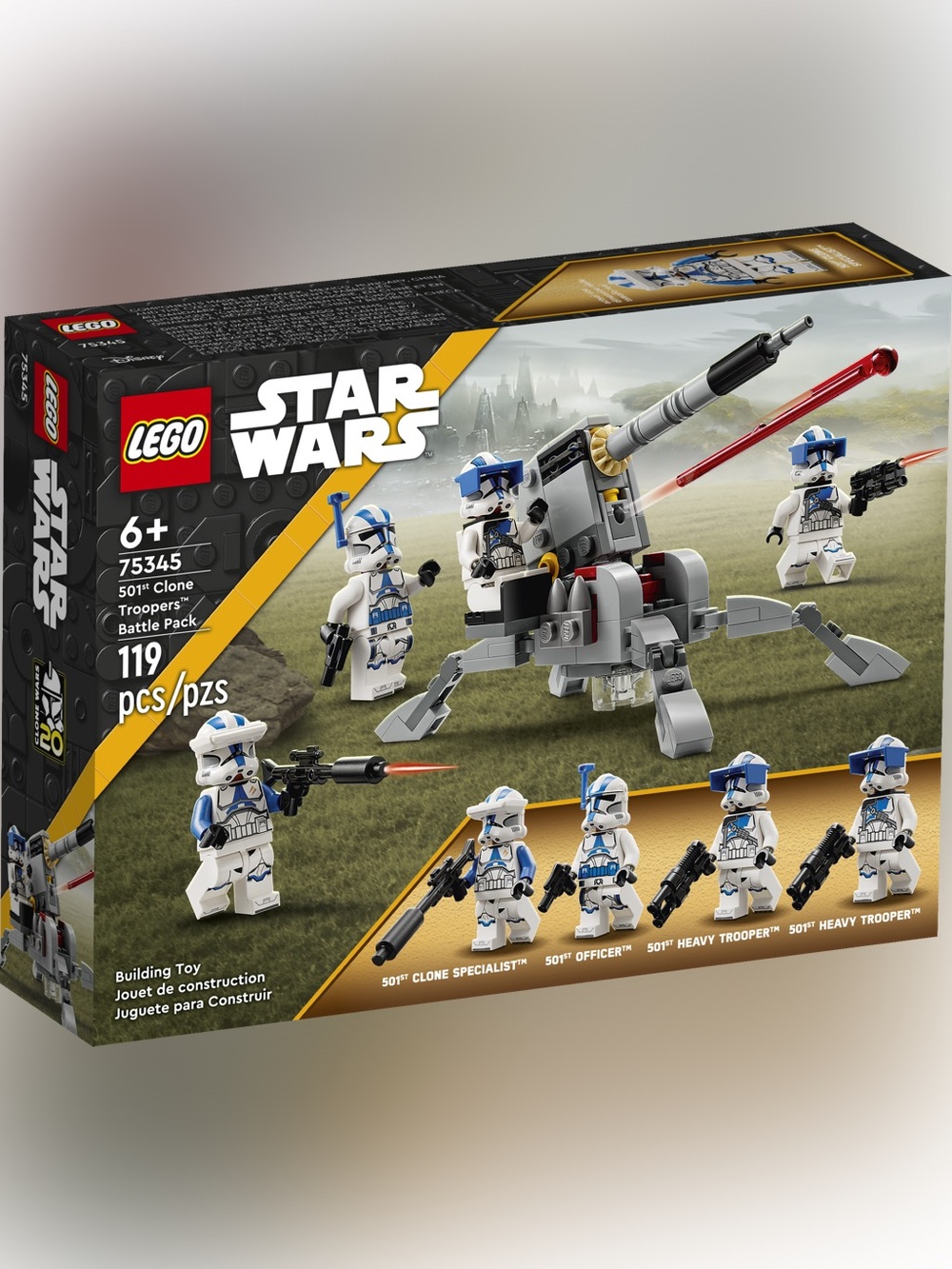 NIB Lego Star Wars 501st Clone Troopers Battle Pack - Set 75345